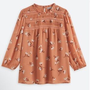 Amy Ruffle Neck 3/4 Sleeve Blouse - Daniel Rainn perfect for work office career